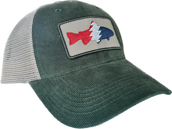 Trout Patch Corduroy Trucker Hat