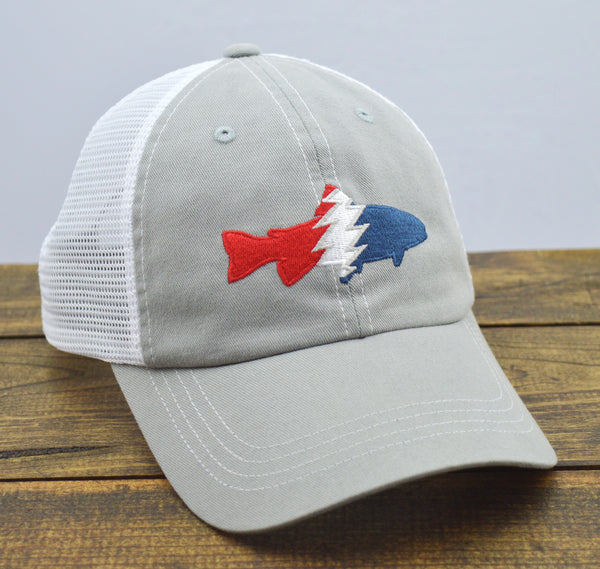 Trout Mesh-Back Trucker Hat – Pesca Muerta