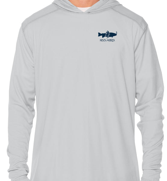 Hooded Long Sleeve Performance Sun Shirt - Trout X Donuts