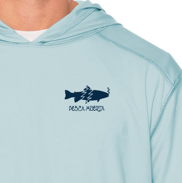 Hooded Long Sleeve Performance Sun Shirt - Trout X Donuts
