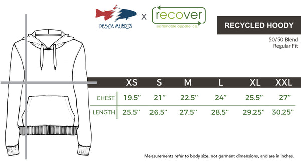 Pesca x Recover Recycled Pullover Hoody