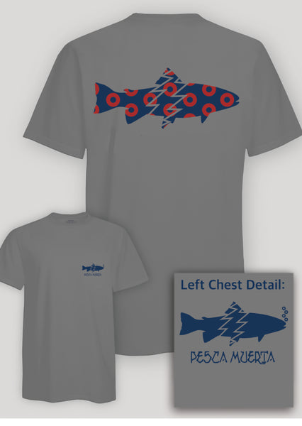 Short Sleeve Pocket T-Shirt - Pesca Muerta Trout Logo x Donuts
