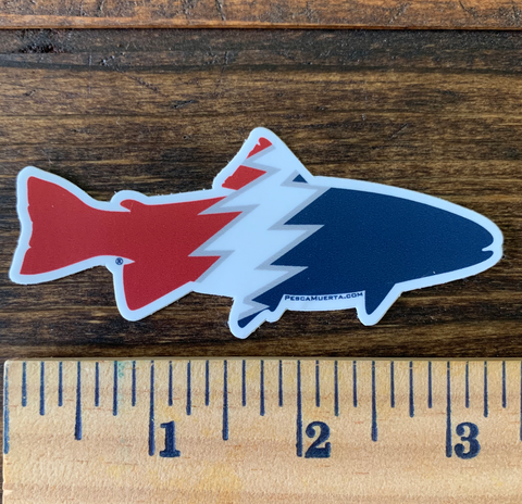 Small Premium Vinyl Trout Decal