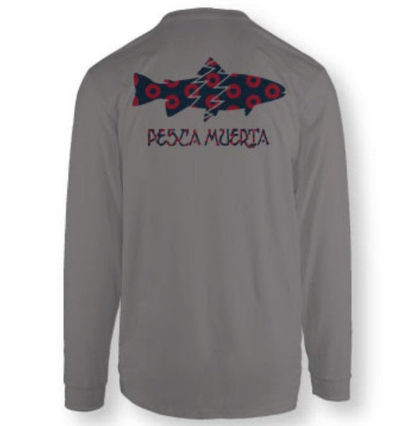 Long Sleeve Pocket T-Shirt - Pesca Muerta Trout Logo x Donuts