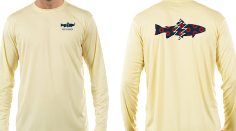 Long Sleeve Performance Sun Shirt - Trout X Donuts