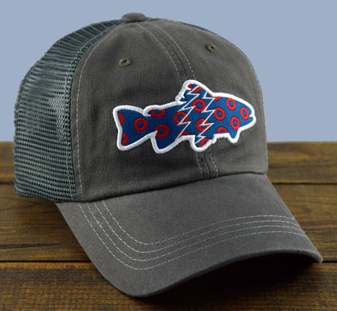 Donuts Trout Mesh-Back Trucker Hat
