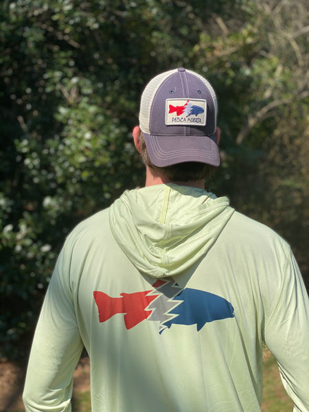 Hooded Long Sleeve Performance Sun Shirt - Trout