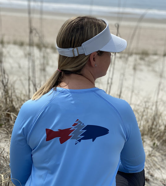 Women's Long Sleeve Performance Sun Shirt- Trout – Pesca Muerta