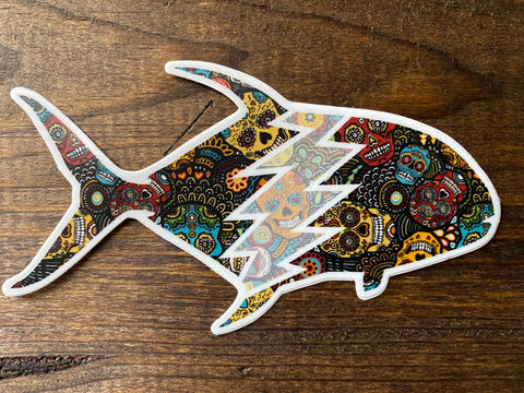 Limited Edition Premium Vinyl Skulls Permit Decal