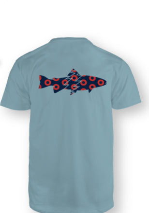 Short Sleeve Pocket T-Shirt - Pesca Muerta Trout Logo x Donuts