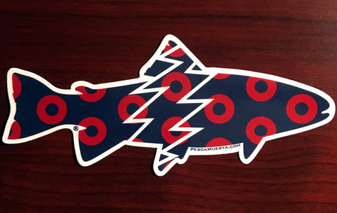 Premium Vinyl Trout x Donuts Decal